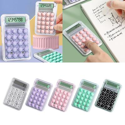 Handlicher mechanischer Rechner mit 8-stelliger großer LCD-Anzeige, großen Tasten, Tischrechner für Büroarbeit, täglichen Gebrauch