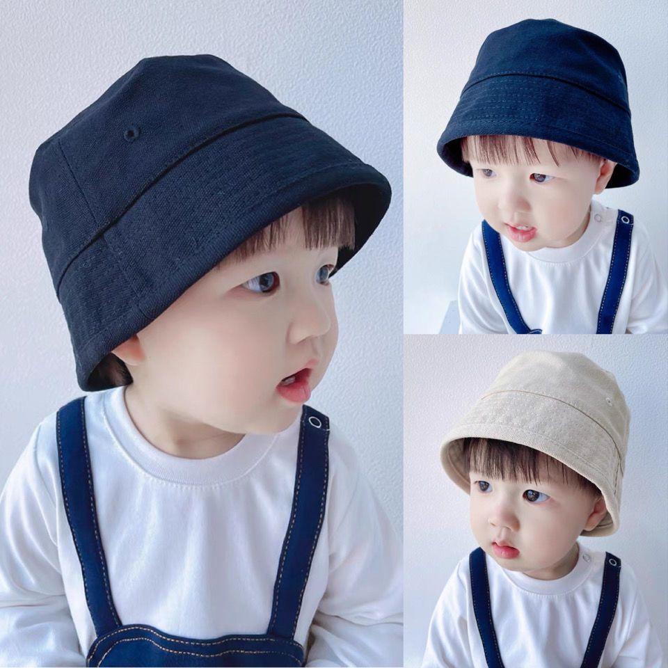 Kids Sun Hat Bucket for Boys Girls 1-6 Years Simple Spring Summer UV Protection Fisherman Cap Fashionable and Versatile