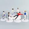 Captain Anime Tsubasa Character Playing Soccer Scene Model Ornament Desktop