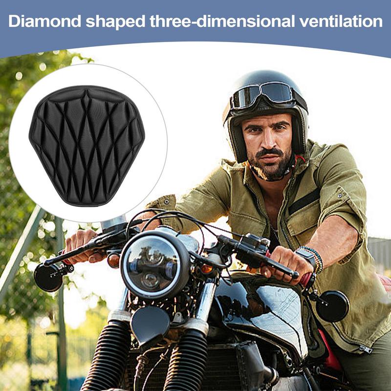 Seat Pad For Motorcycle Soft Motorbike Pad 3D Comfortable Breathable Cover Cushion Soft Sitting Support For Men Women Adults
