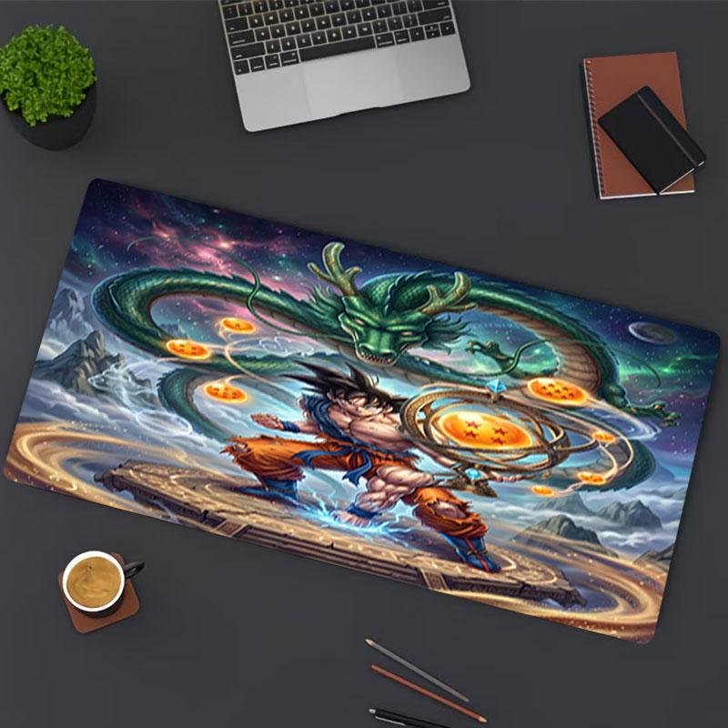 Dragon Ball Print Mouse Pad, for Keyboard Pad Laptop PC Mat for Office Home Use, Desk Decor, Perfect Birthday Gift for Gamers