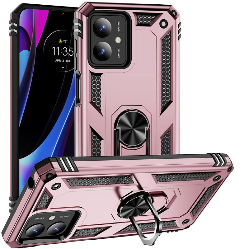 For Motorola Moto G14 Case Magnetic Car Ring Shockproof Armor Stand Holder Phone Cases For Moto G14 G 14 MotoG14 Back Cover
