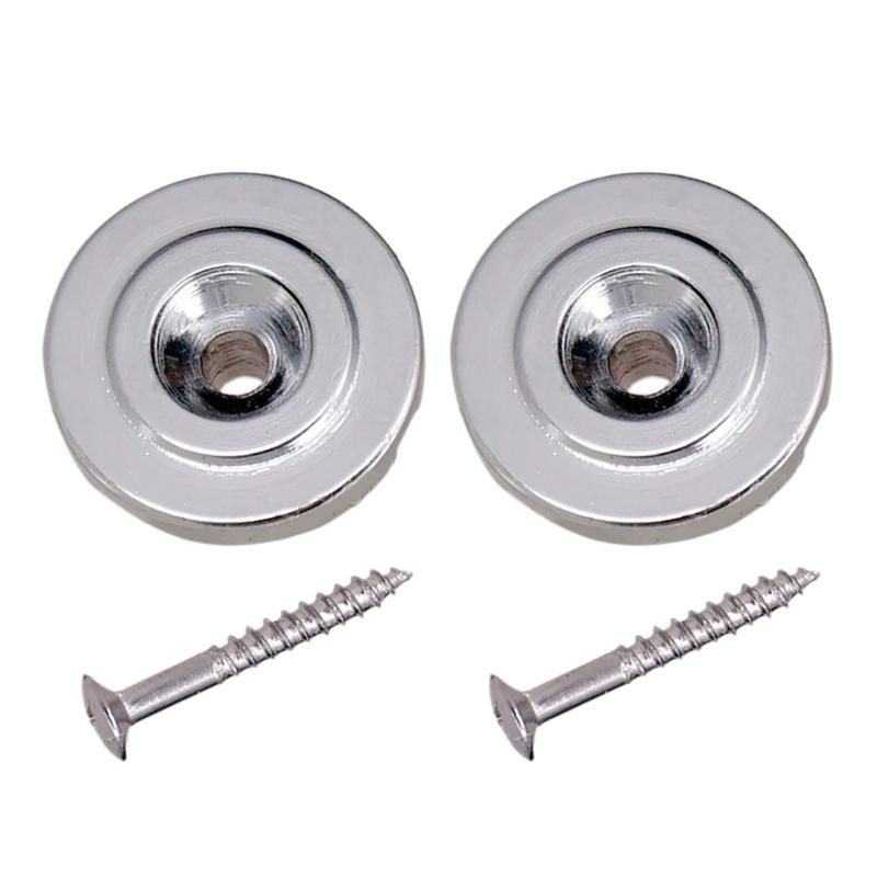 2Pcs Vintage Style String Trees Strings Retainer With Screw  Round Slotted String Retainer Guide Tree for Bass