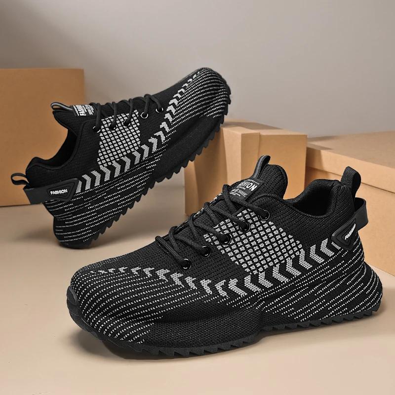 Hot Sale Fashion Men's Casual SneakerMen Soft Lace-up Shoes Man Lightweight Shoes for Men Soft Tooling Comfortable Sneakers