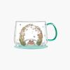JING REPUBLIC Spring Field Flower Cute Glass Cup