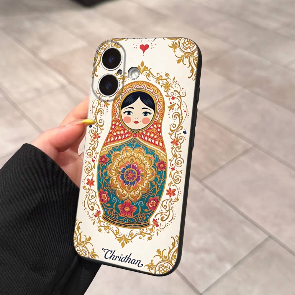 Classic Matryoshka Doll Phone Case For IPhone 14 Plus 13 Mini 11 16 15 17 Pro Max Protection Shockproof