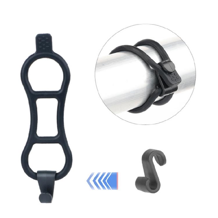 20 Stück Dehnbares Gummiband Vielseitige Silikonbänder Befestigungs-Montagegurt Fahrradzubehör