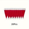 20Pcs/Lot Mini Santa Hat Christmas Wine Bottle Covers Xmas Bottles Holder Table Dinner Decorations