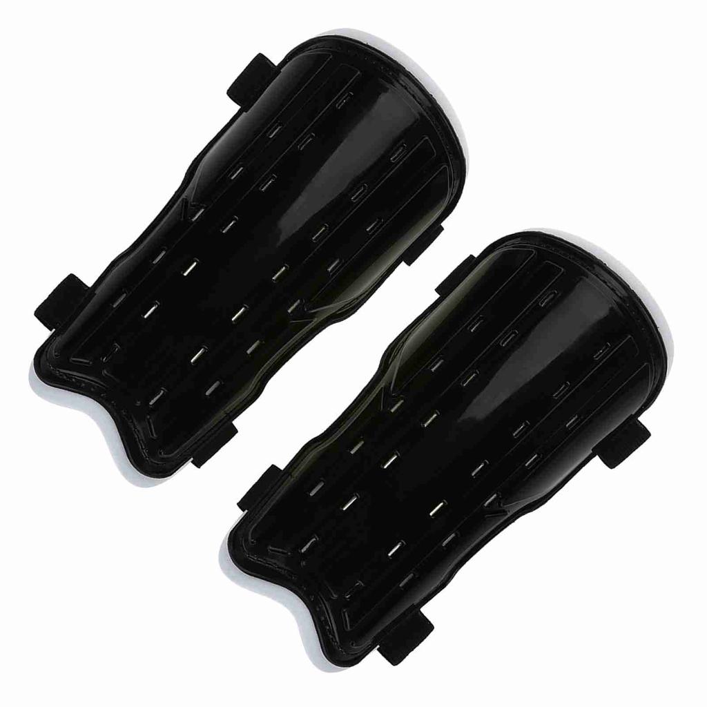 1Pair Soccer Football Breathable Leg Shin Protective Guards Pad Board for Adults (Black)