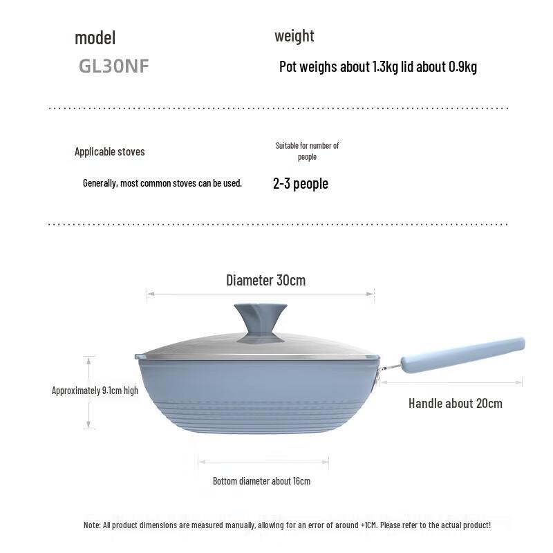 Chui Da Huang Guli 30cm Smokeless Wok