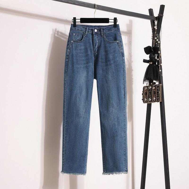 Dimanaf 2025 Summer New Jeans Pants Women Loose Denim Harem Trousers Big Blue Pants