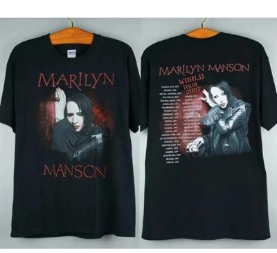 2007 Marilyn Manson Welttournee T-Shirt beidseitig