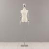Korean Style Electroplated Female Torso Mannequin for Clothing Display