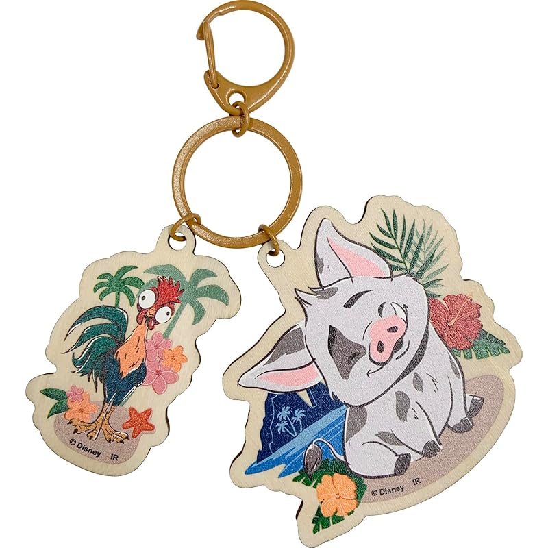 

[In-lock] key ring Moana and the Legend of the Sea 2 key chain IKE463 multi color Total length approximately 12.7cm