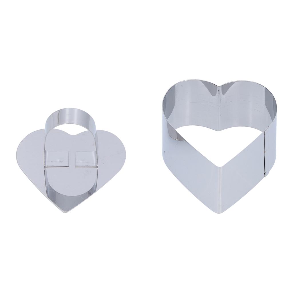 Cake Mousse Ring Mold Stainless Steel Dessert Rings Cake Cutter for Salads Pastries Baking Tool