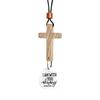 Bible Verse Car Rearview Mirror Hanging Cross Decoration