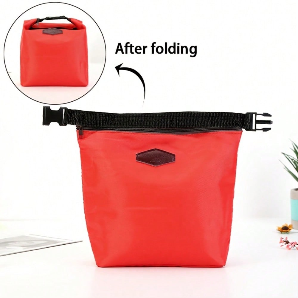 Fashionable Insulated Bags, Lunch Bags, Foldable Bento Bags, Thickened Aluminum Foil, Ice Preservation And Freshness Bags, Outdoor Picnic Bags