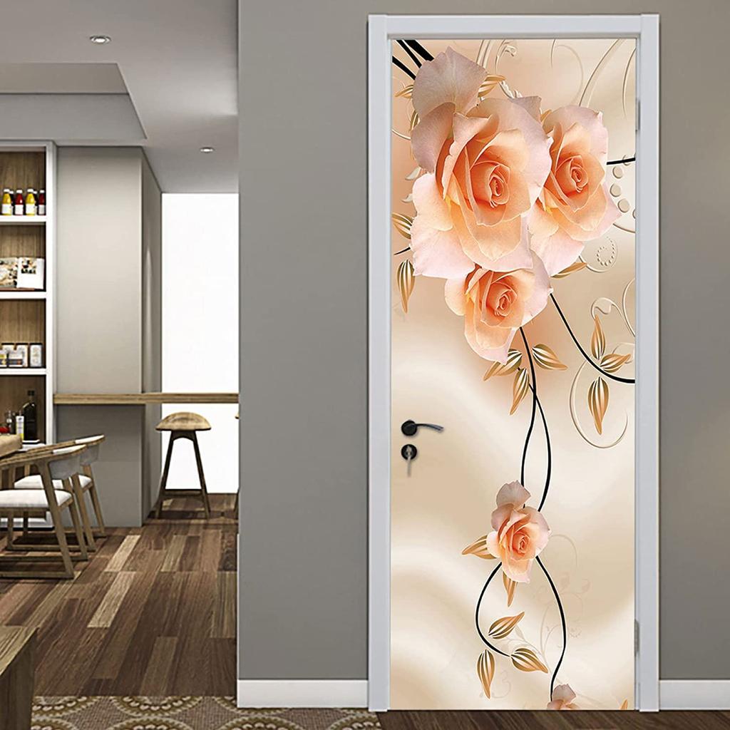 Murale Per Porta 3D Struttura In Marmo Adesivi Per Porte D'Arte Per Porte D'Ufficio