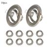 10/20pcs Recessed LED Ceiling Frame Single Ring for GU10/MR16 Downlight Bracket Holder Fixtures Spotlight Fitting Iron Metal