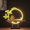 Led Light Backflow Incense Burner USB Light Circle Simulation Tree Ceramic Lotus Buddha Beads Home Office Decoration Furnishing