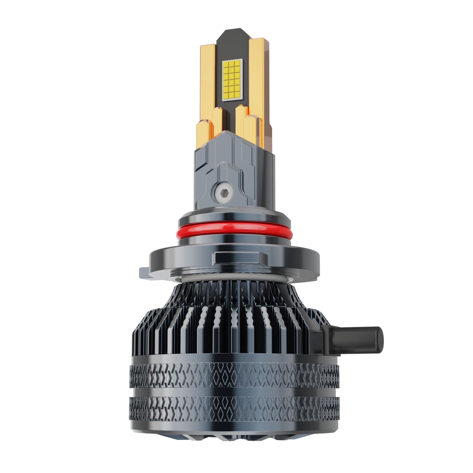 

Улучшенная 10 медных трубок 200 Вт мощная автомобильная светодиодная фара, 36-ядерная лампа H7