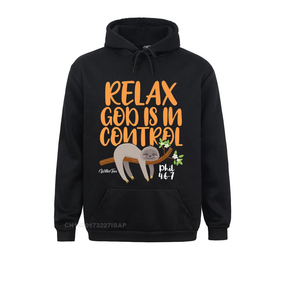 

Relax God is in Control Phil 4 Футболка с изображением христианского Иисуса и Библии, толстовки, классические мотобайкерские студенческие толстовки, одежда с комиксами