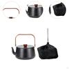 Camping Kettle Campfire Water Lightweight Jug Outdoor Pot for Traveling Boiling