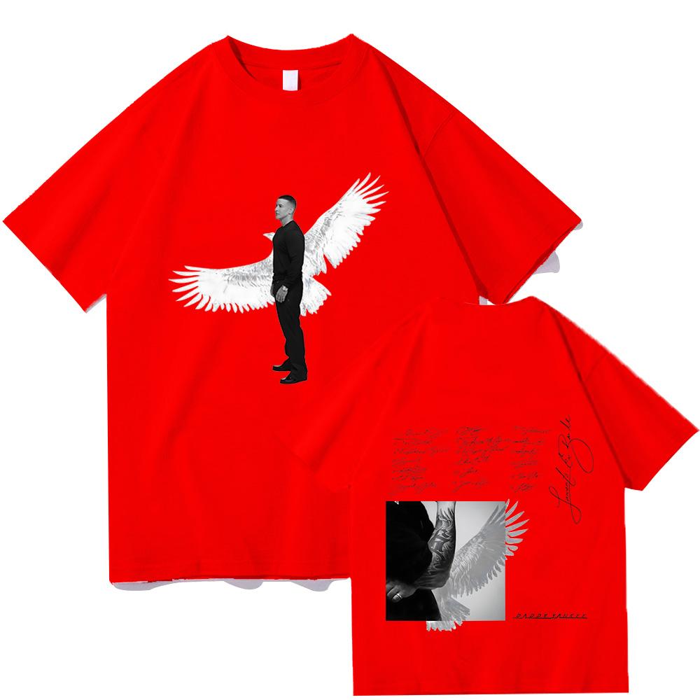 

Daddy Yankee Lamento En Baile Album Merch T Shirts Clothing Fashion Street Hip Hop T-shirt Unisex Cotton Y2K Tee XXL червоний