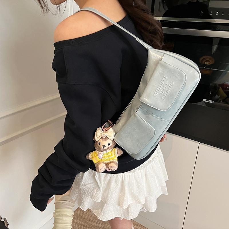 Unterarmtasche Damen Frühling und Sommer neue Mode Schultertasche für die Arbeit Pendeln hochwertig lässige Damentasche