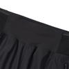 SAUCONY Solid Color Lace-Up Elastic Woven Sports Shorts Men Shorts Black SC2240193A-BK01