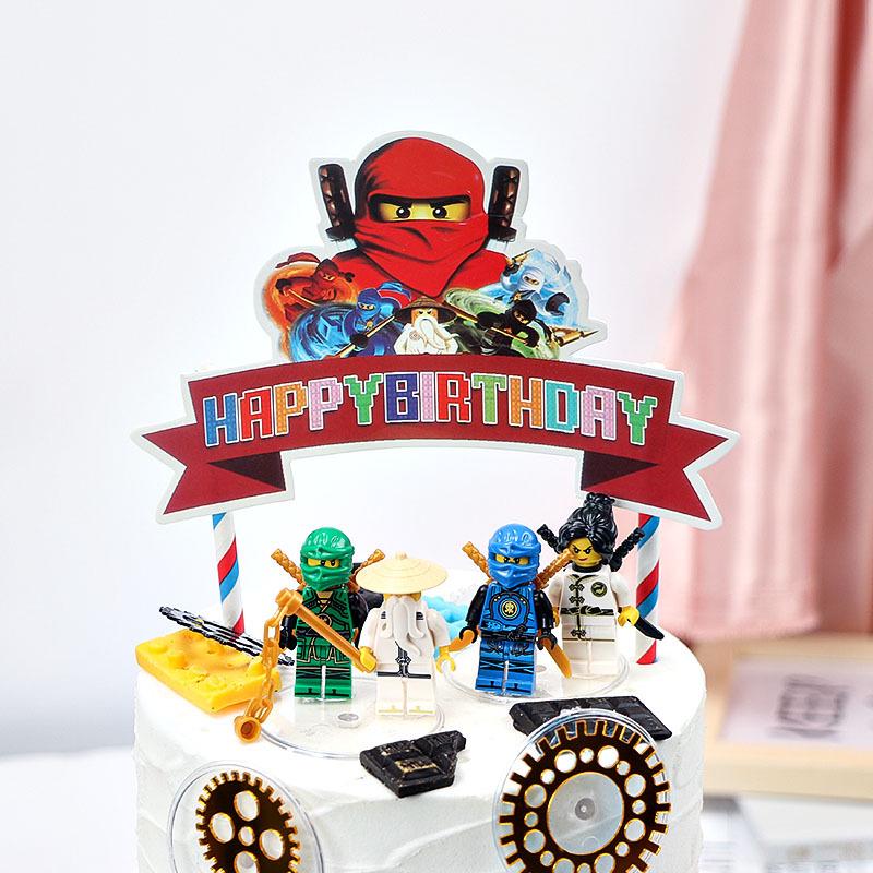 NINJAGO Phantom Ninja Cake Topper for Kids' Birthday Party