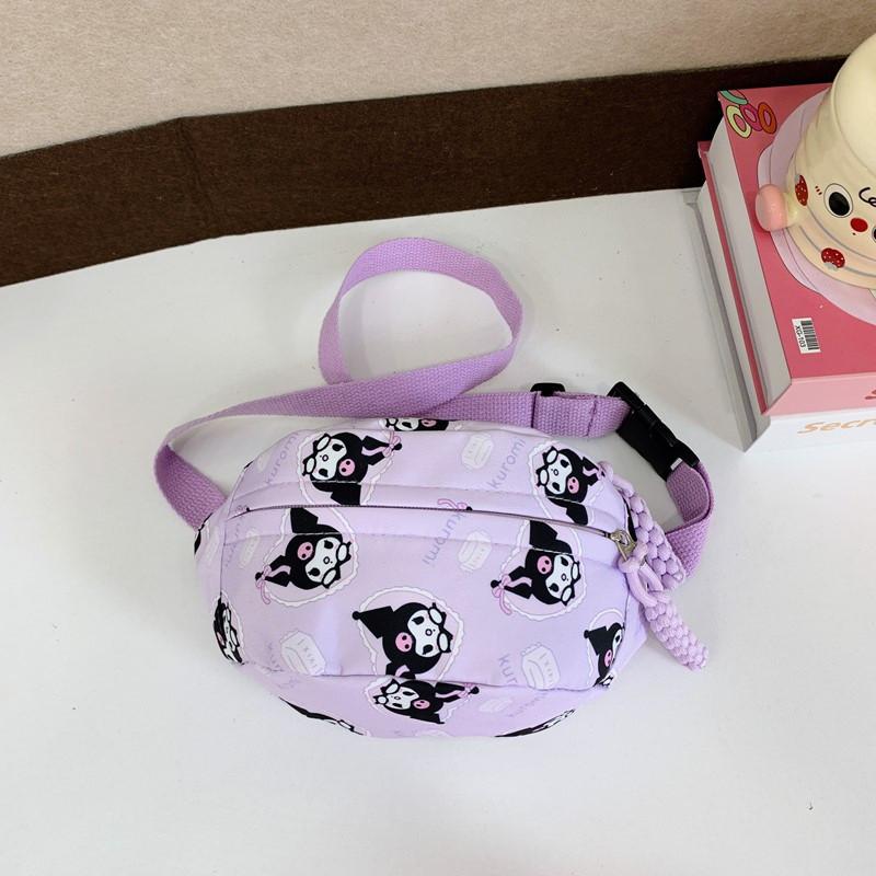 Sac Poitrine Enfant My Melody Extérieur Imperméable en Nylon pour l'École, les Voyages et l'Usage Quotidien