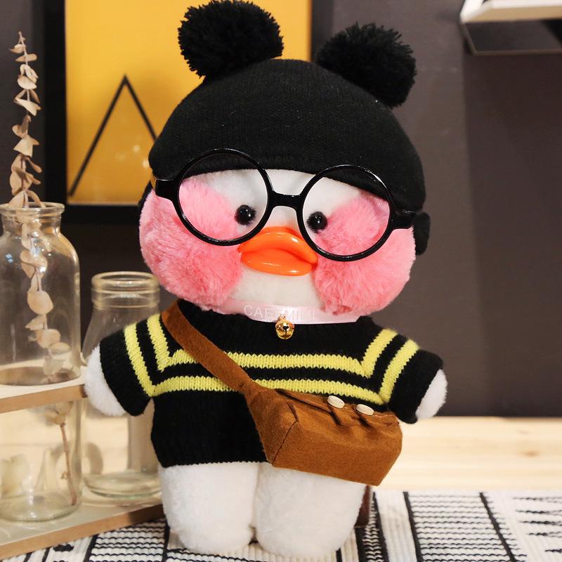 30cm Cartoon Lalafanfan Duck Plush Doll Lovely Lalafanfan Duck Plush Toy Soft Stuffed Animal Doll Room Decor Kids Birthday Gifts