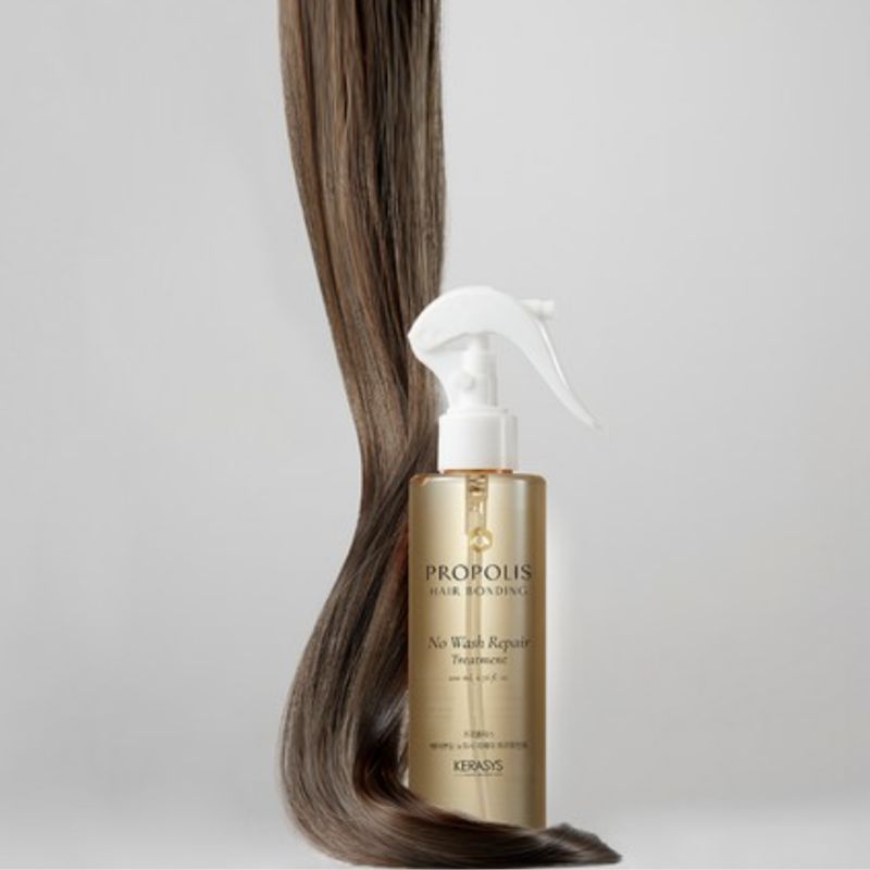 Kerasys Propolis Hair Bonding No-Wash Repair Treatment 200ml – Leave-In Nourishing Hair Treatment