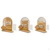 Eid Mubarak countdowns Calendar Decorative Wooden for Centerpiece