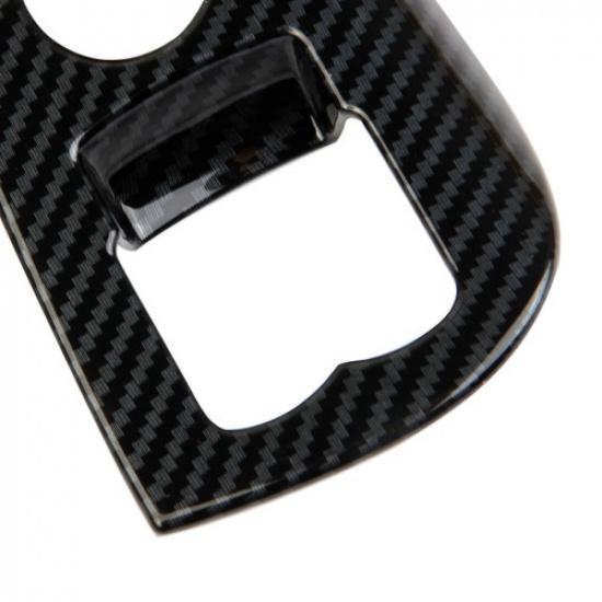 Carbon Fiber Style Window Lift Switch Panel Cover Trim For Chevrolet Corvette C6