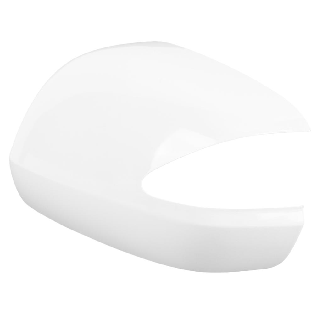 Side Rearview Mirror Cap Strong Protection White Weatherproof Replacement for Fit Jazz 2009 2013 Left (76251 TF0 E11)