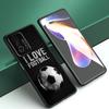 Fire Football Soccer Phone Case For Xiaomi Mi A2 8 9 SE Note 10 10T 11 12 Lite 9T 11T 12S 12T Pro A3 6X 12X Soft TPU Black Cover