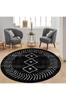 Washable Round Printed Carpet RHM7305-HT572