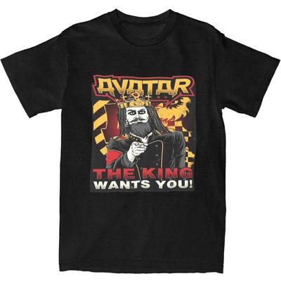 Avatar Band for Men Women T Shirt The King Wants You Apparel Casual Tee Shirt T-Shirts  All Seasons Clothing