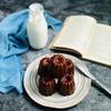 Canele Mold, Cannele Muffin Cup, 32Pcs Non-Stick Cannele Mould Gray-Black Canneles