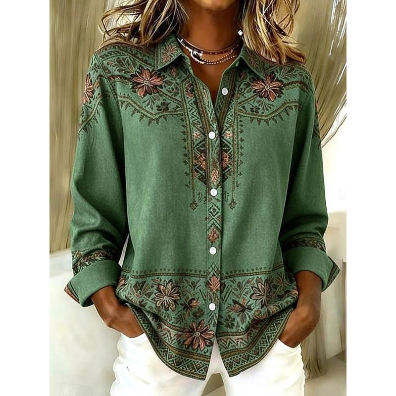 Vintage Color-Block Striped Satin Long Sleeve Shirt Women Relaxed Fit Office Casual 2026