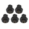 Aviation Plug Connector E7 IP67 Waterproof Snap In Locking 4 Pin Aviation Connector for Electric