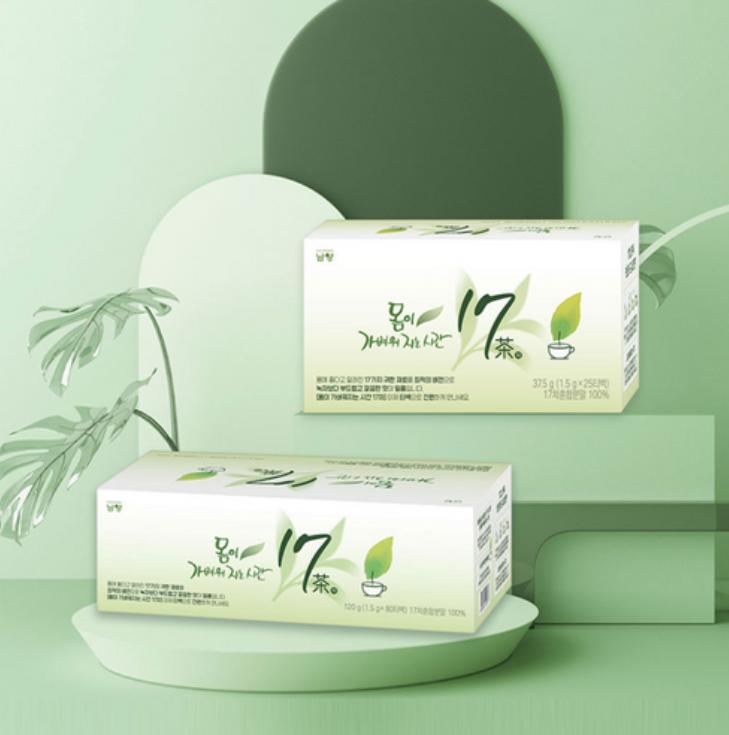 17Cha Koreańska Herbata Ziołowa na Trawienie i Dobre Samopoczucie