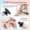 Cordless Electric Foot Grinder 9 Speeds Callus Remover with 20PCS Sandpaper Rechargeable Pedicure Tools for Smooth Feet