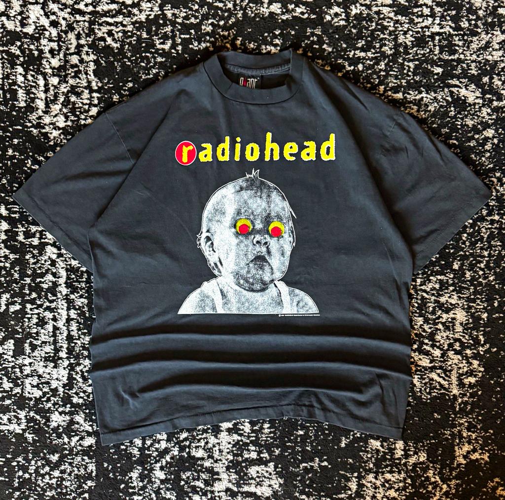 Vintage Radiohead Pablo Honey REPRINT Size XL Single Stitch TSHIRT