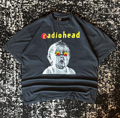 Vintage Radiohead Pablo Honey REPRINT Size XL Single Stitch TSHIRT