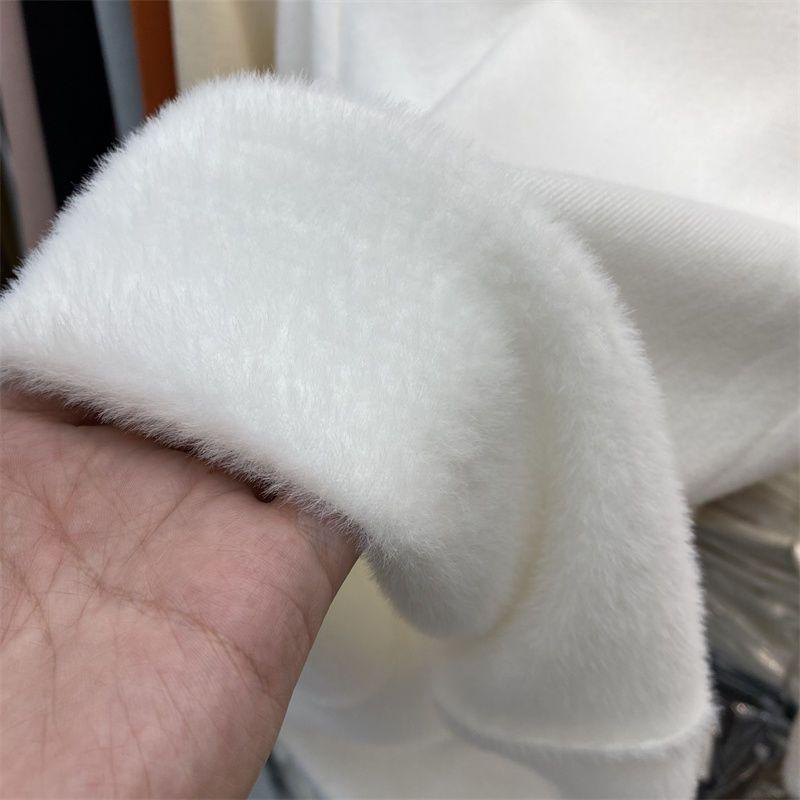 Korean Half High Collar Slim Thick Knitted Pullovers Women Winter Plus Velvet Warm Sweaters Solid Casual Fleece Lined Jumpers