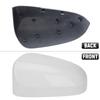 Left Right Rearview Mirror Cap W/O Signal Light  For Toyota Camry 2012-2017 US Model Glossy Black/White Side Mirror Cover