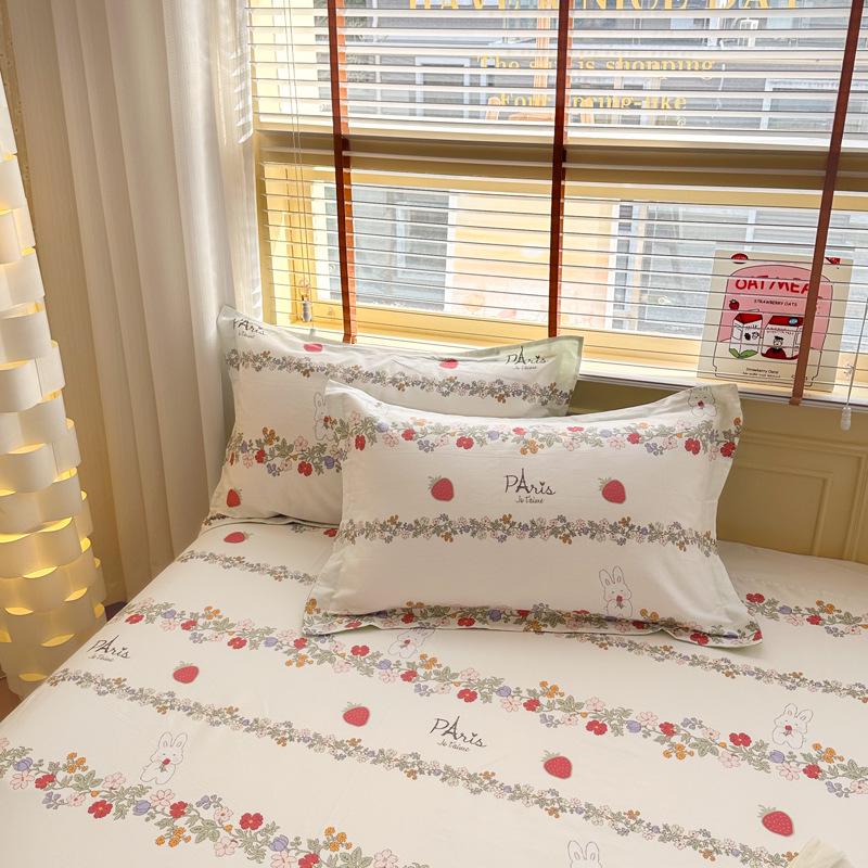 

Комплект подушек из 100% хлопка - Пара наволочек из чистого хлопка, одинарный размер, 48 см x 74 см 48×74cm (Single)